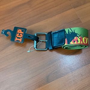 Vintage Collectible ICP belt Size S(28-30) Material:Leather & Polyester